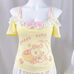 Sweet Baby Off The Shoulder Tee