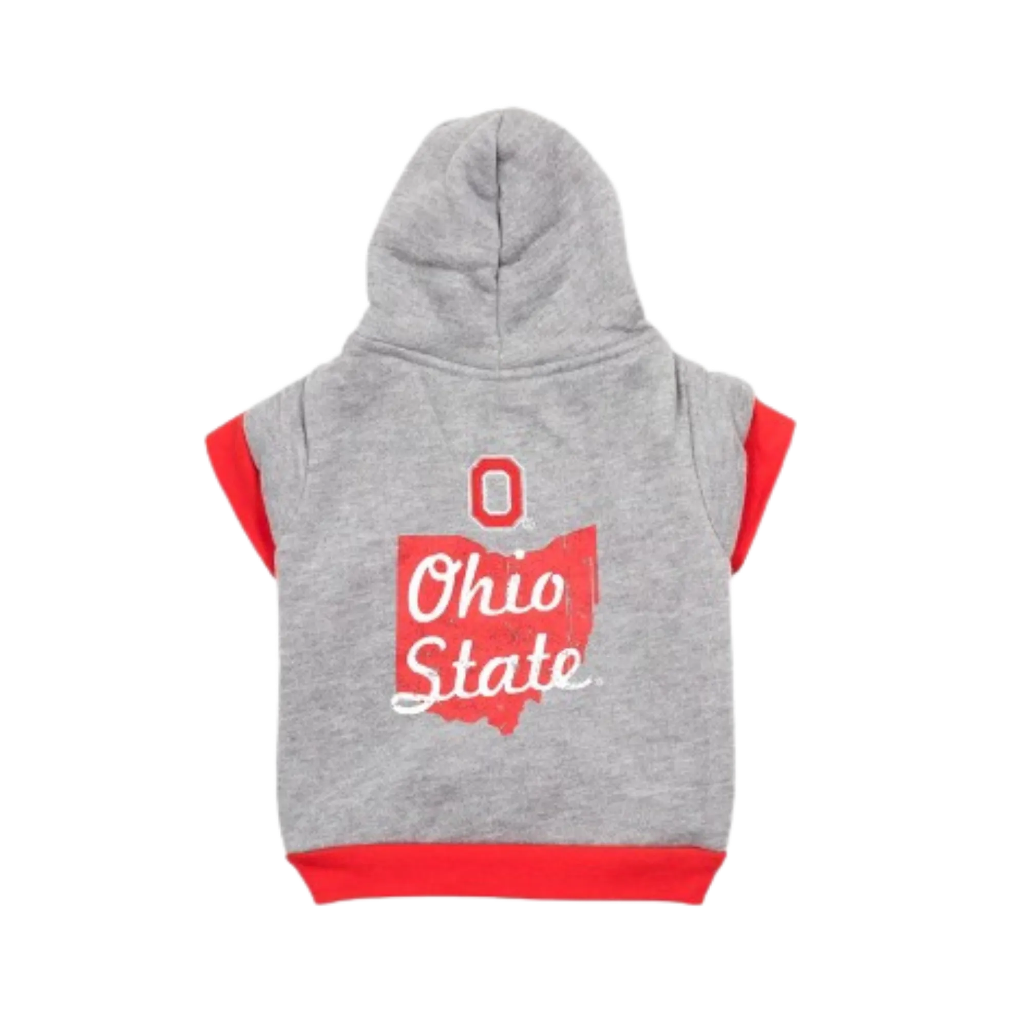 The Worthy Dog Ohio State - State Of Ohio Hoodie for Dogs