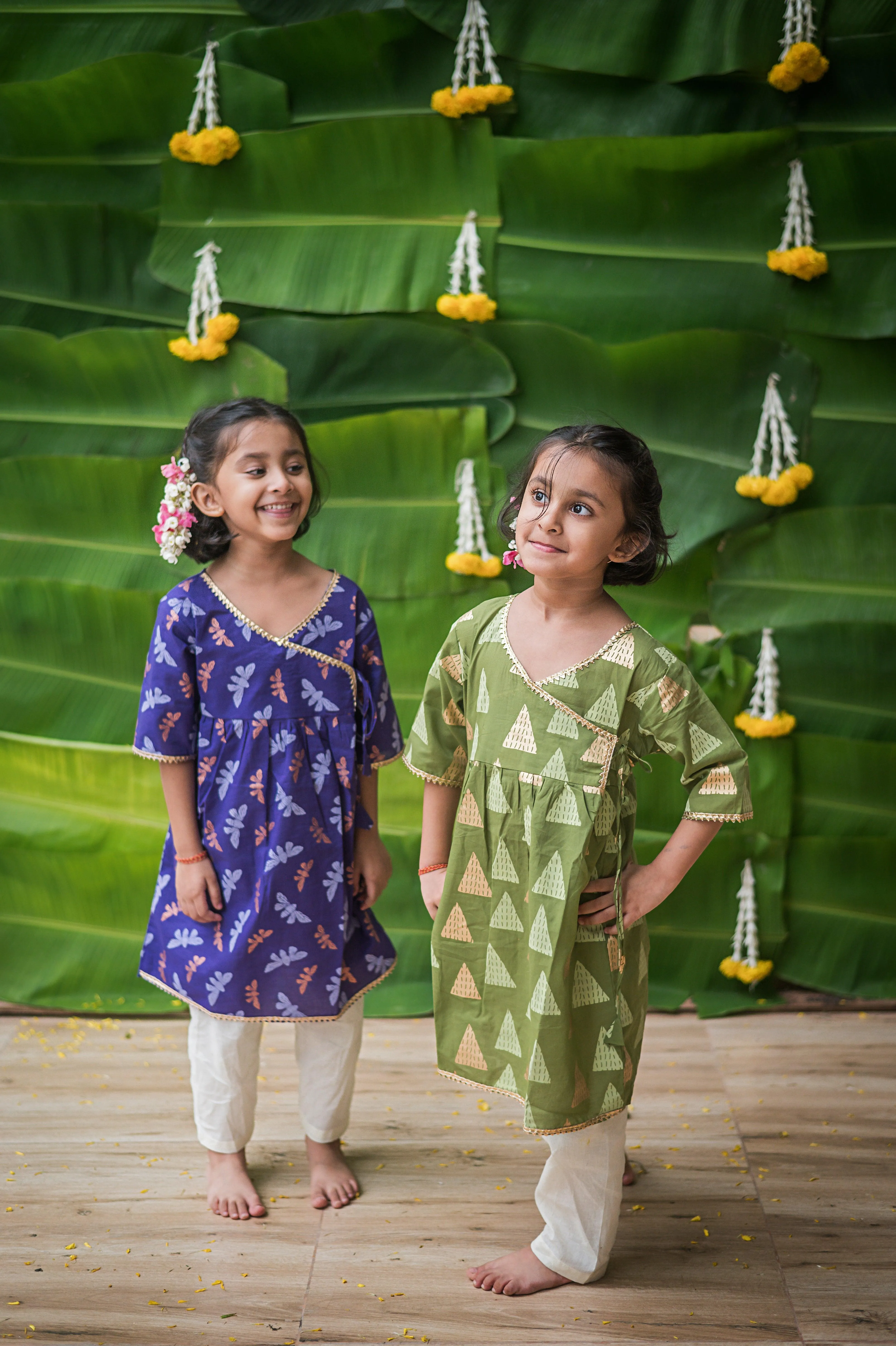 Twinkling Triangle Girls Ethnic Wear