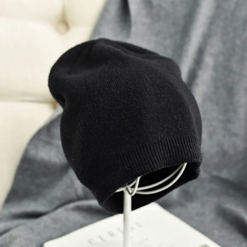 Unisex Solid Color Cashmere Warm Beanie / Headwear - SF1476