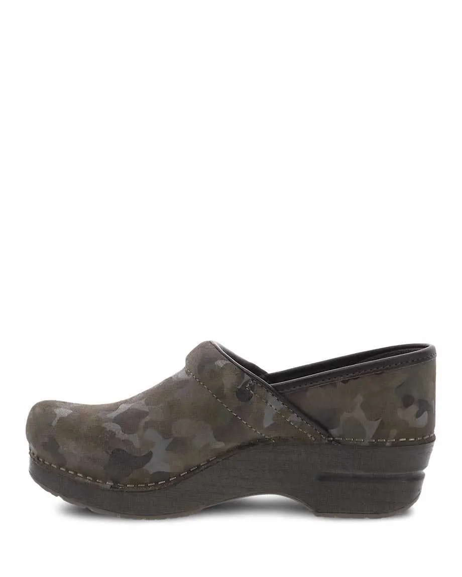 Women's Dansko  Professional Color: Camo Suede